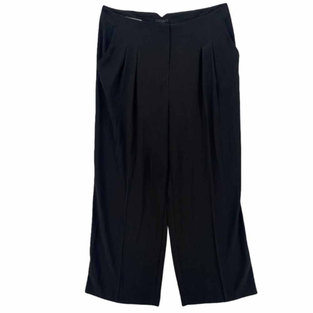 Metaphor Pleated Front High Rise Wide Leg Pant